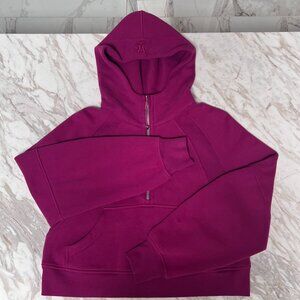 Lululemon Scuba Oversized Half Zip Hoodie with Thumbholes(XS/X)